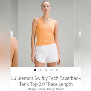 Lululemon Swiftly Tech Racerback Tank Top 2.0 *Race Length